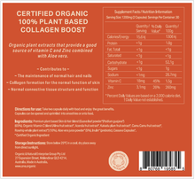 Load image into Gallery viewer, SKIN + HAIR <br />Certified Organic <br />100% Plant formulated<br />60 capsules 2